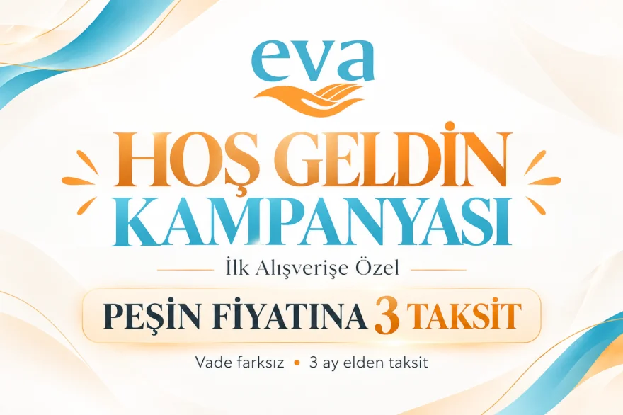 İlk Alışverişe Özel Hoş Geldin Kampanyası: Peşin Fiyatına 3 Taksit!