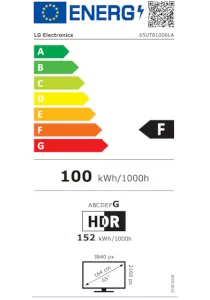 LG 55UT81006LA 4K Ultra HD 55" 140 Screen Satellite Receiver webOS Smart LED TV