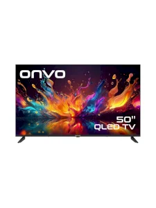 Onvo 50OVF9001UQ 4K Ultra HD 50" 127 Screen Google Smart QLED TV with Satellite Receiver