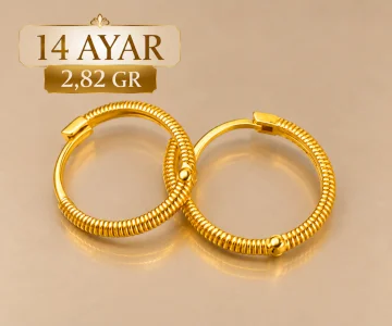 14 AYAR Ajda Küpe (2,82 Gr)