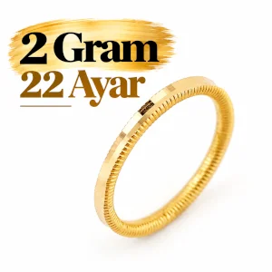 22 Ayar Altın Ajda Yüzük (1,90-2,05 gr)