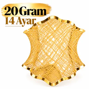 14 AYAR Fileli Hasır Altın  Bilezik (21,40 Gr)