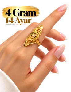 14 AYAR Hint Yüzüğü (4 Gr)