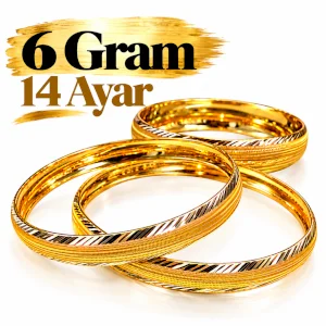 14 AYAR ŞARNEL ALTIN BİLEZİK (6 Gr)